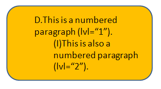 Shape with text - auto numbering